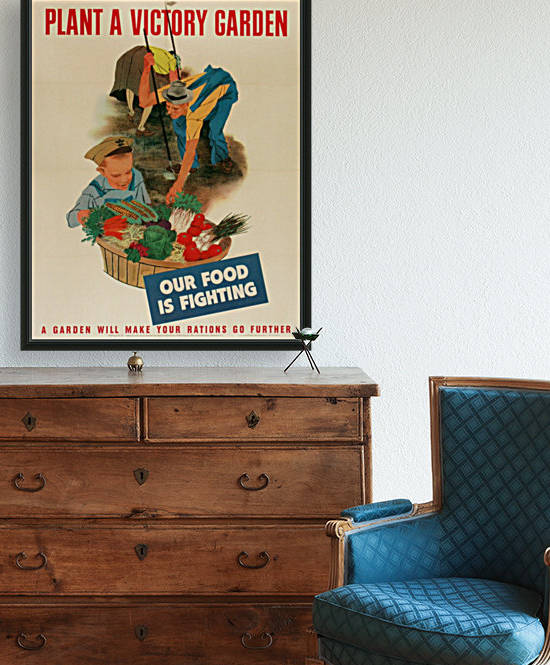 Plant a Victory Garden by VINTAGE POSTER