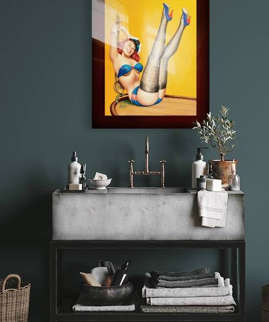 Flirt Pulp Cover by Peter Driben Classic Xzendor7 Old Masters Reproductions by xzendor7