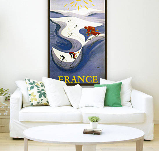 Winter Sports in France by VINTAGE POSTER