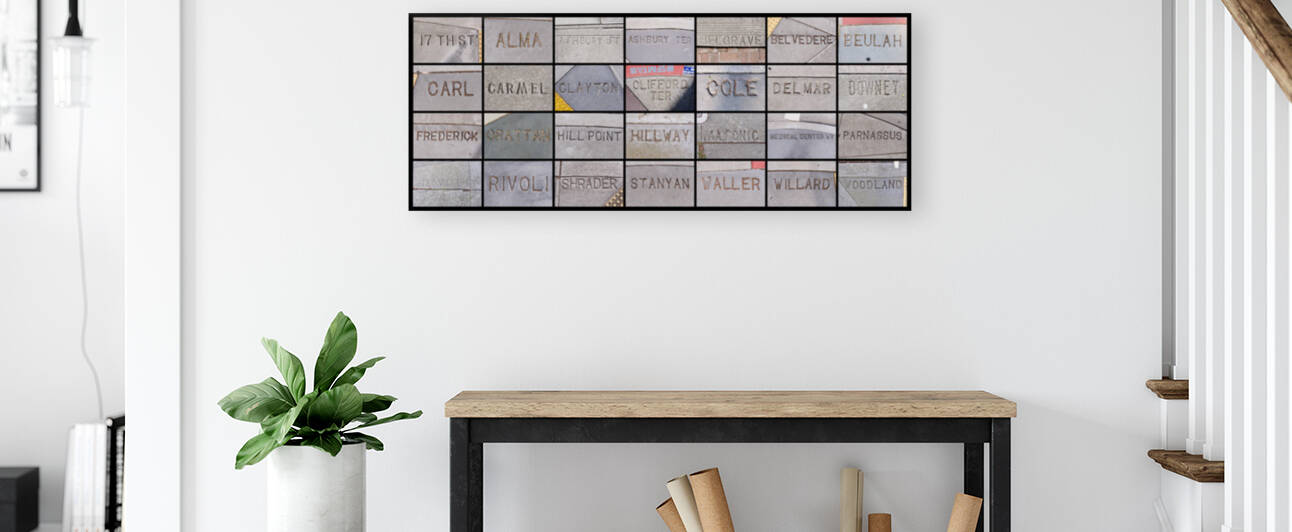 Streets of Cole Valley - black borders by Bill Osuch