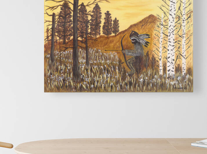 Native American Hunting by Susan Rook Lundell