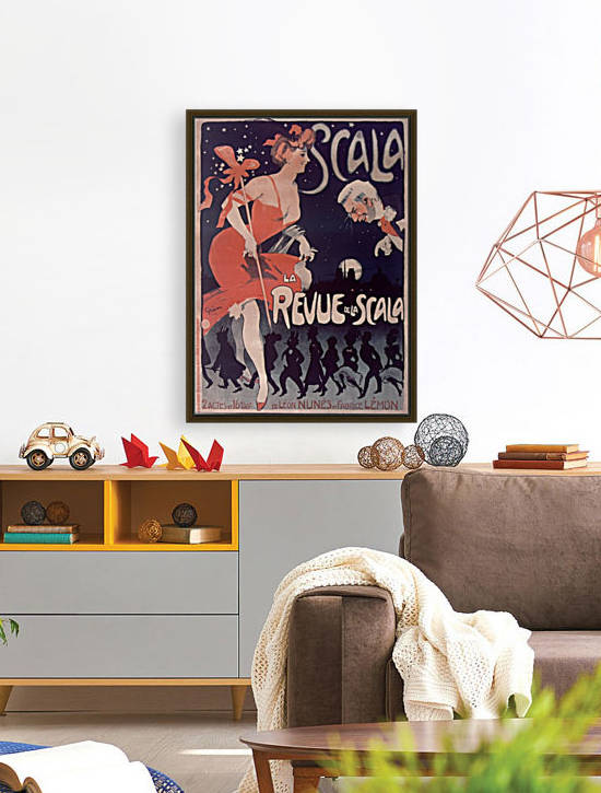 La Revue de la Scala Poster by VINTAGE POSTER