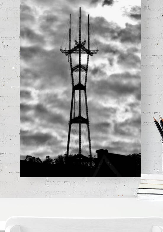 Sutro Tower in the Clouds by Bill Osuch