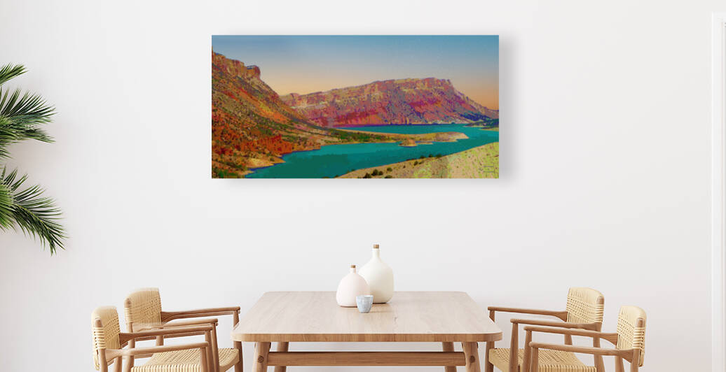 Desert Reservoir by ArcheanArt