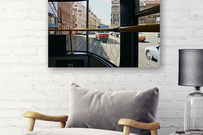 In the Pragues tramway by Cedric Doz