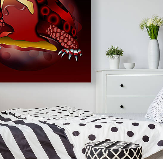 BigRed Box Turtle by Alan Carmichael