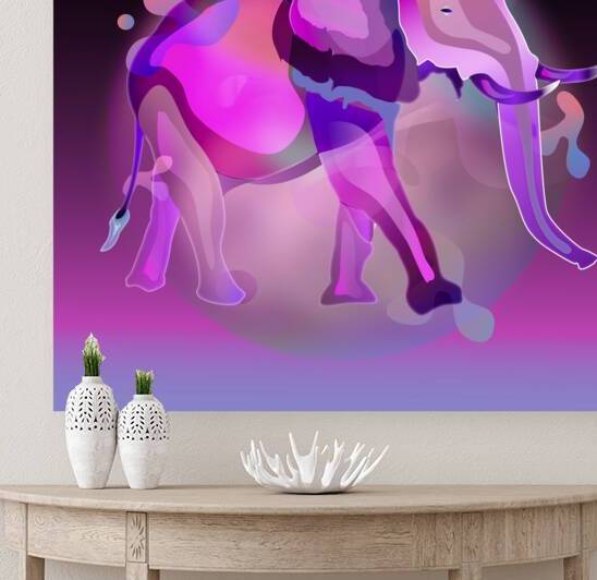 CottonCandy Elephant by Alan Carmichael