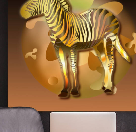 Mocha Gold Zebra by Alan Carmichael