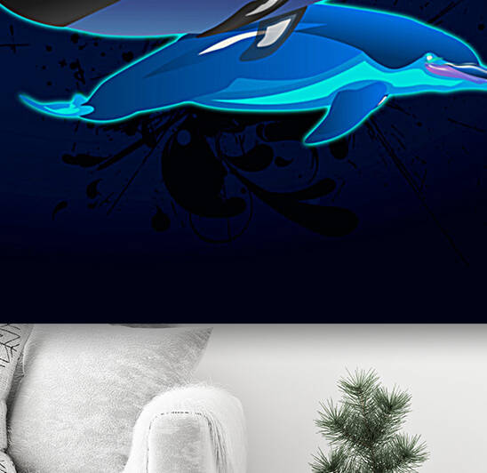 2Blue Dolphins by Alan Carmichael