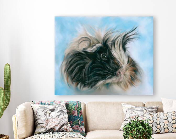 ‘Guinea Pig with Wild Hair’  by MM Anderson
