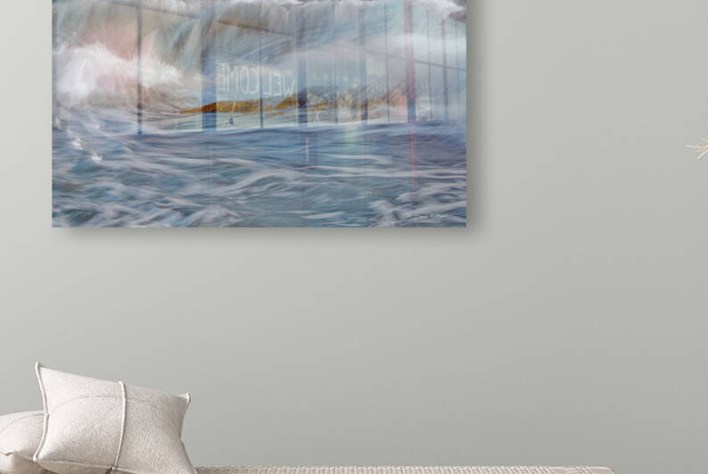 BRUSH STROKE - SEASCAPE AND WAVES FROM LUNENBURG NOVA-SCOTIA by Daniel Baril