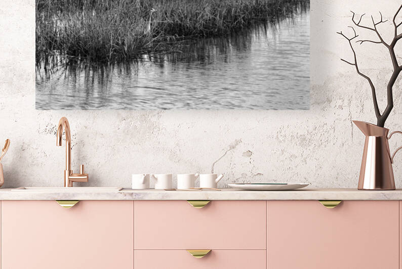 Lurking in the Marsh at Murrells Inlet Monochrome by Bill Swartwout Photography