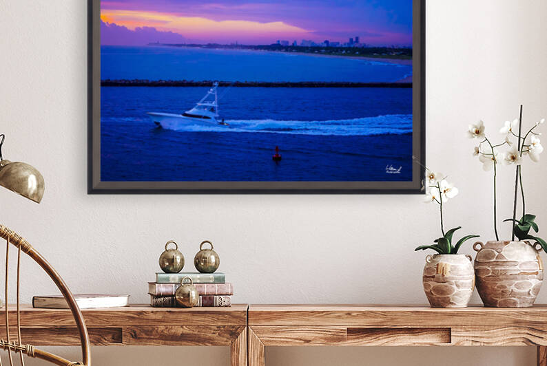 Caught A Glimpse of the Blue -  The Gold & Treasure Coast Collection Limited Edition Rare from Original Oil Painting on Canvas  - William Robert Stanek by 360 Studios