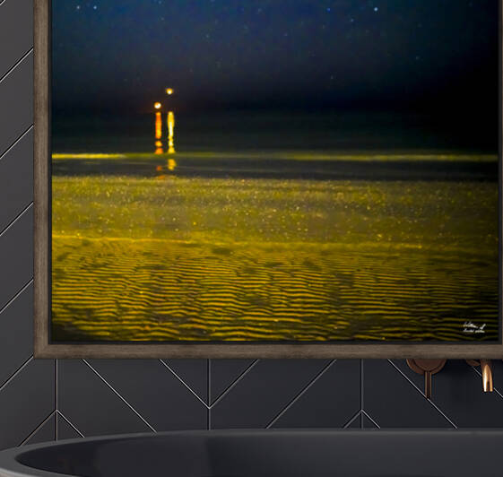 Jupiter Rising Beside the Moon -  The Marco Island Collection  8 Limited Edition Rare from Original Oil Painting on Canvas William Robert Stanek by 360 Studios