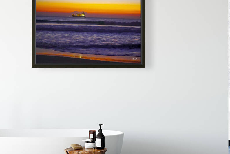 Out to Sea in the Night -  Precious Cargo  2   The Singer Island West Palm Collection  Limited Edition Rare from Original Oil Painting on Canvas William Robert Stanek by 360 Studios