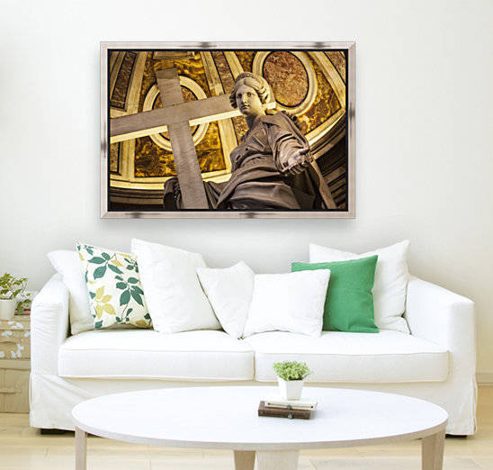 Statue of Saint Helena with a cross, St. Peter's Basilica; Rome, Italy by PacificStock