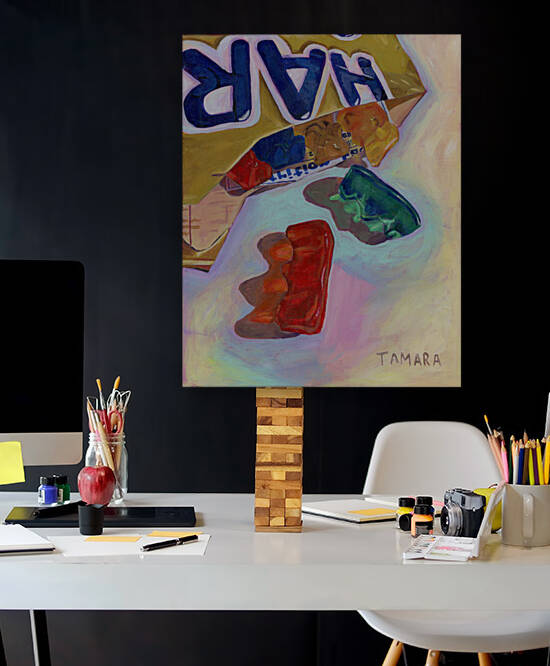 Gummy Bears by Tamara Wells Art