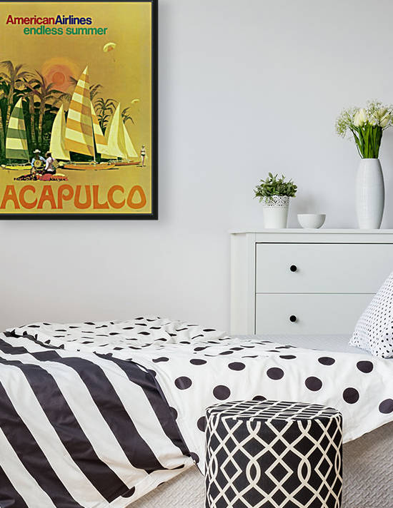 American Airlines endless summer Acapulco poster by VINTAGE POSTER