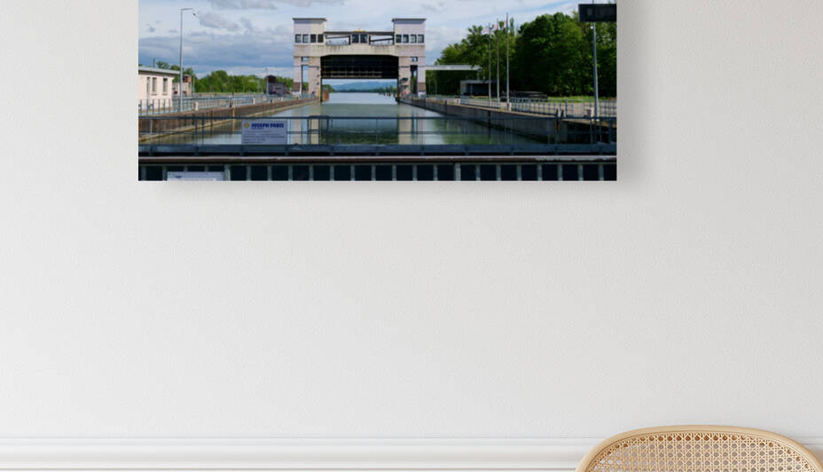 Lock on the Rhine by Cedric Doz