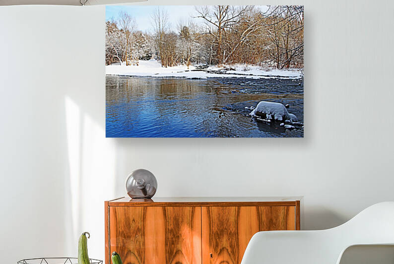 Winter Beauty On The River by Deb Oppermann
