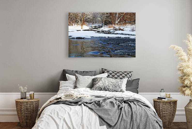 Rocky Winter Creek by Deb Oppermann