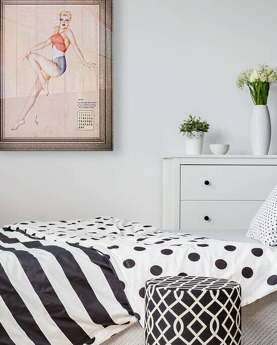 July Varga Girl by Alberto Vargas Remastered Vintage Art Xzendor7 Reproductions by xzendor7