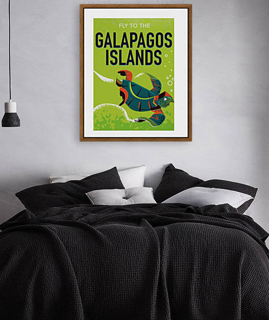Galapagos Islands vintage travel poster by VINTAGE POSTER