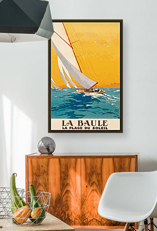 La Baule La Plage du Soleil vintage poster by VINTAGE POSTER