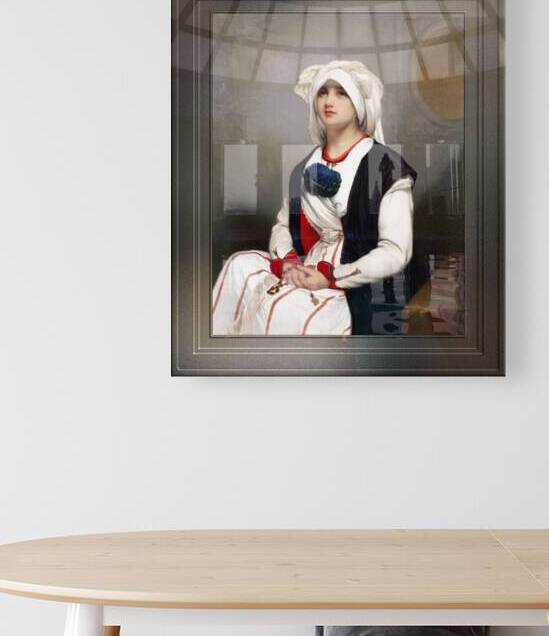 A Sicilian Woman by Jean-Francois Portaels Remastered Xzendor7 Classical Fine Art Old Masters Reproductions by xzendor7