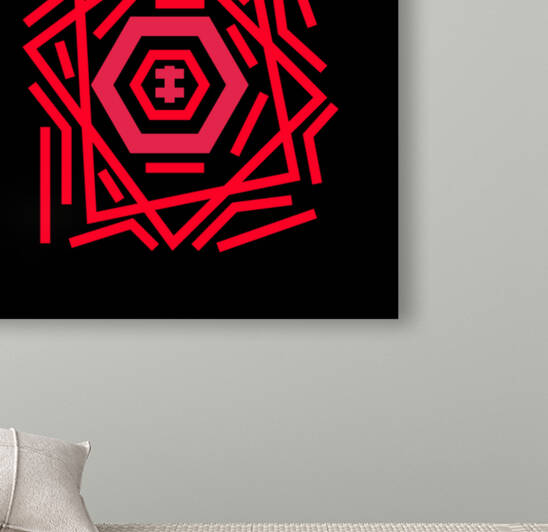 Magic runes  Mystical geometry sign  Alchemy mystical symbol by Eskimos