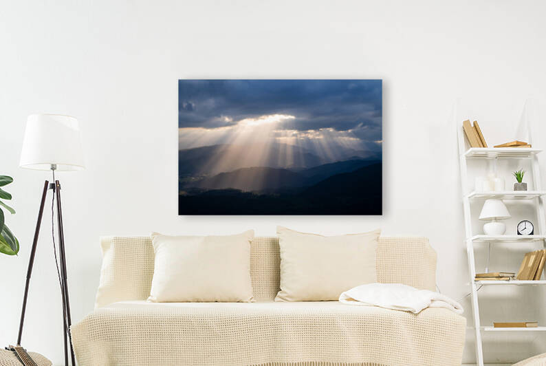 Light Rays in Washington by Noah Lang