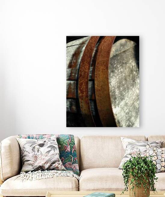 Rusty Bands and Barrel Staves in Sepia by Bill Swartwout Photography