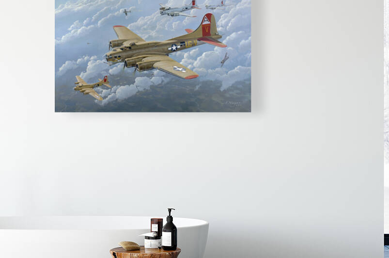 The Man O War II: B 17 Print by Steven Heyen