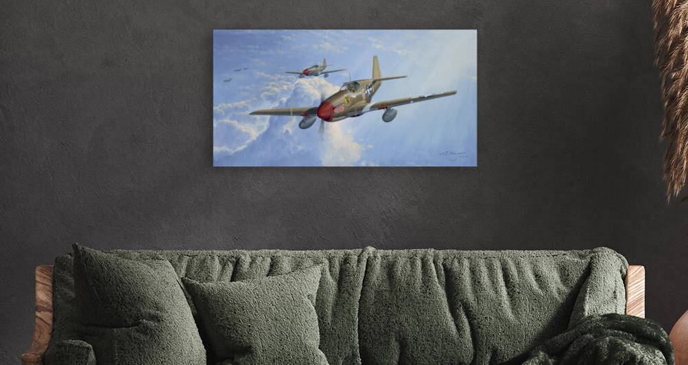 Shangri-lah P-51 Mustang Print by Steven Heyen