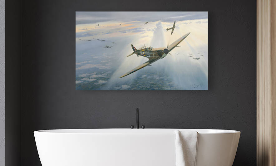 Spitfire Battle of Britain Print by Steven Heyen