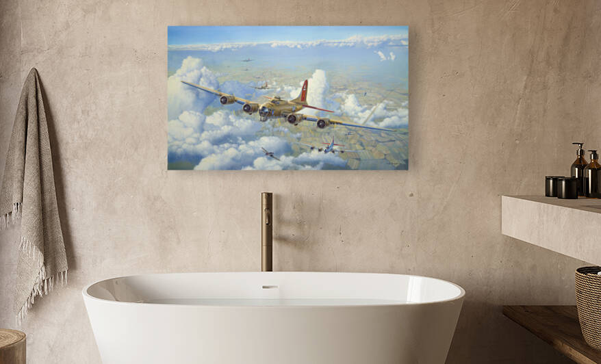 The Nine O Nine:  B-17 Flying Fortress print by Steven Heyen