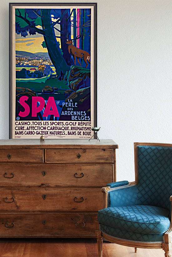 La perle des Ardennes Belges original poster by VINTAGE POSTER