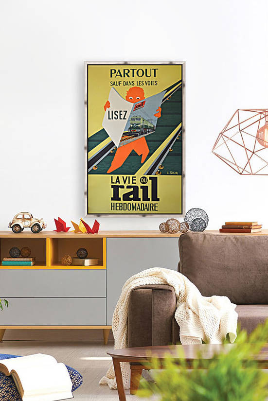 La Vie du Rail Hebdomadaire vintage poster by VINTAGE POSTER