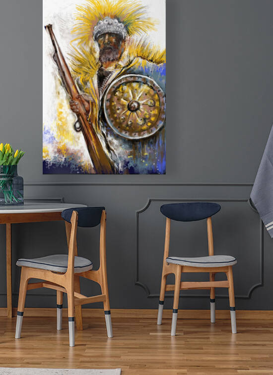 Adwa warrior by Valeda Williams