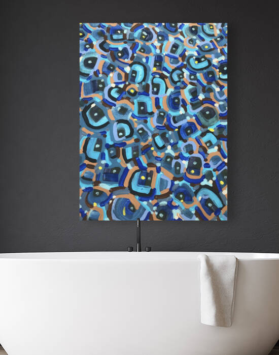 BLUE VILLAGE by Valeda Williams