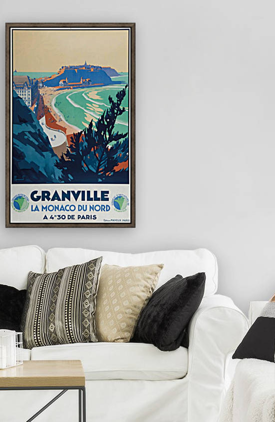 Granville La Monaco du Nord Poster by VINTAGE POSTER
