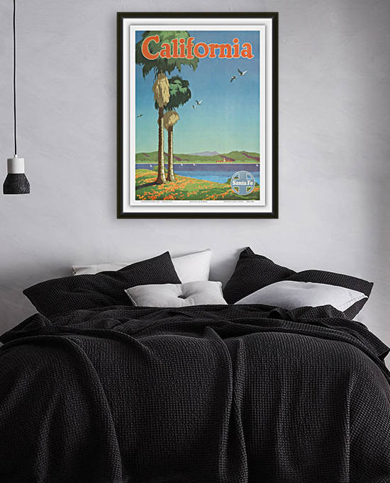 California Santa Fe Poster by VINTAGE POSTER