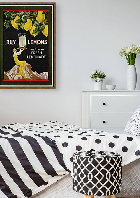 Buy lemons and make lemonade vintage poster by VINTAGE POSTER