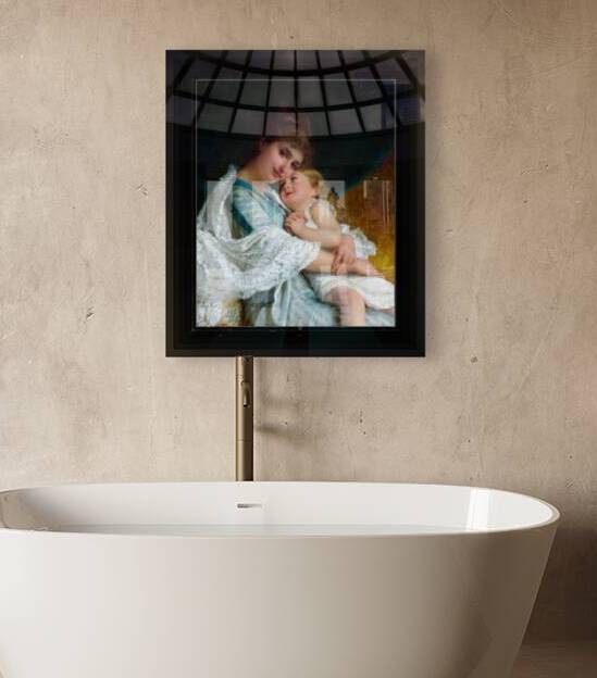 A Tender Embrace by Emile Munier Remastered Xzendor7 Classical Fine Art Old Masters Reproductions by xzendor7