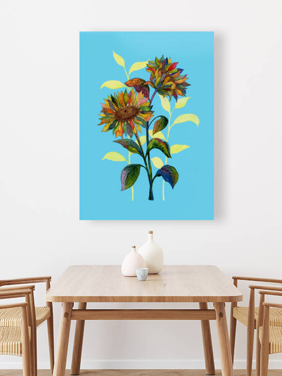 THE SUNFLOWERS IN THE SKY by Rena Matha