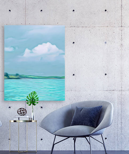 TROPICAL TURQUOISE SEA by Sibcod