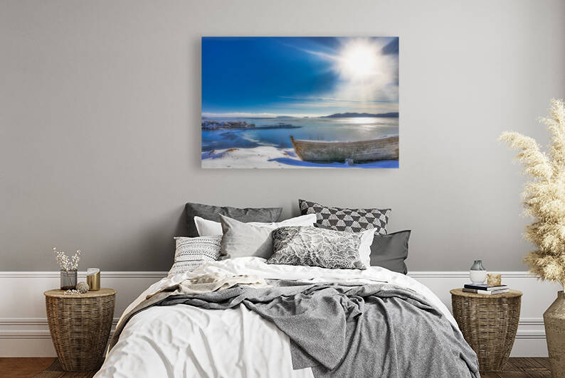  No 01-Chaloupe de Belle-Anse en hiver by Glenn Albert