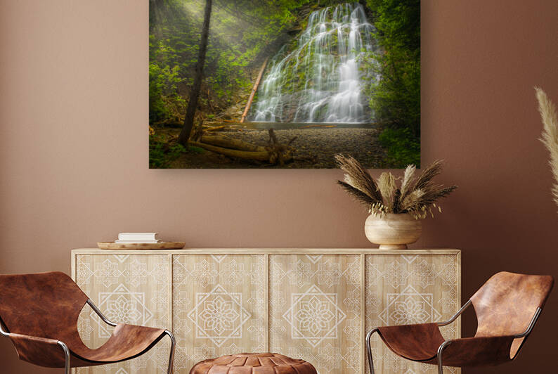 No 42 - Chute du parc Forillon - Gaspe by Glenn Albert