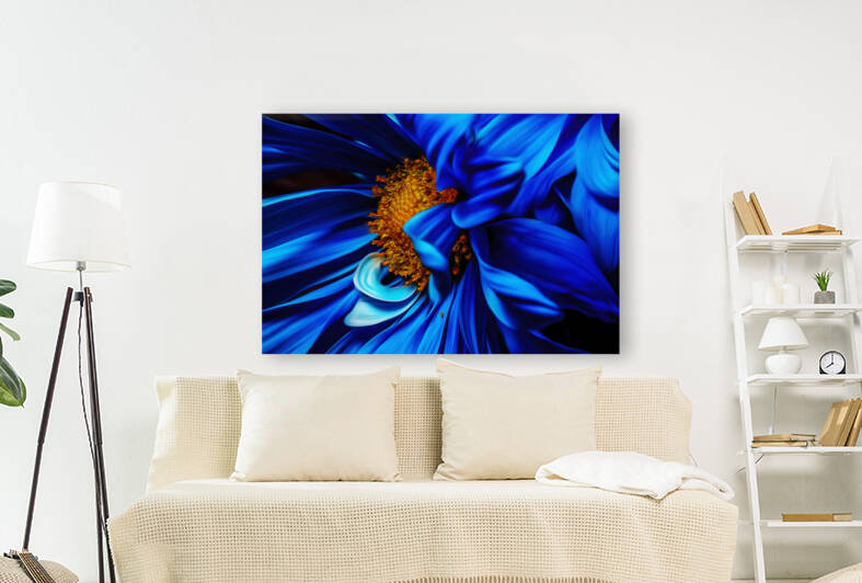 Blue Silk by Vibrant Canvases