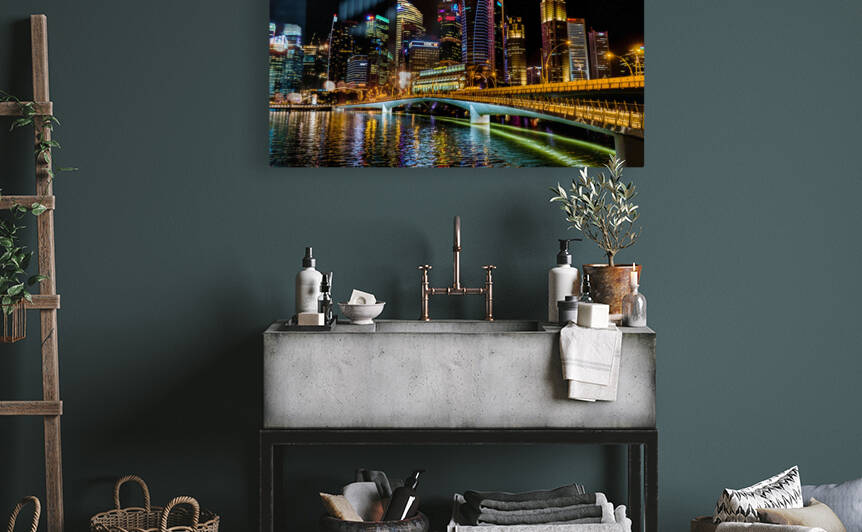 city lights 2 by Vibrant Canvases